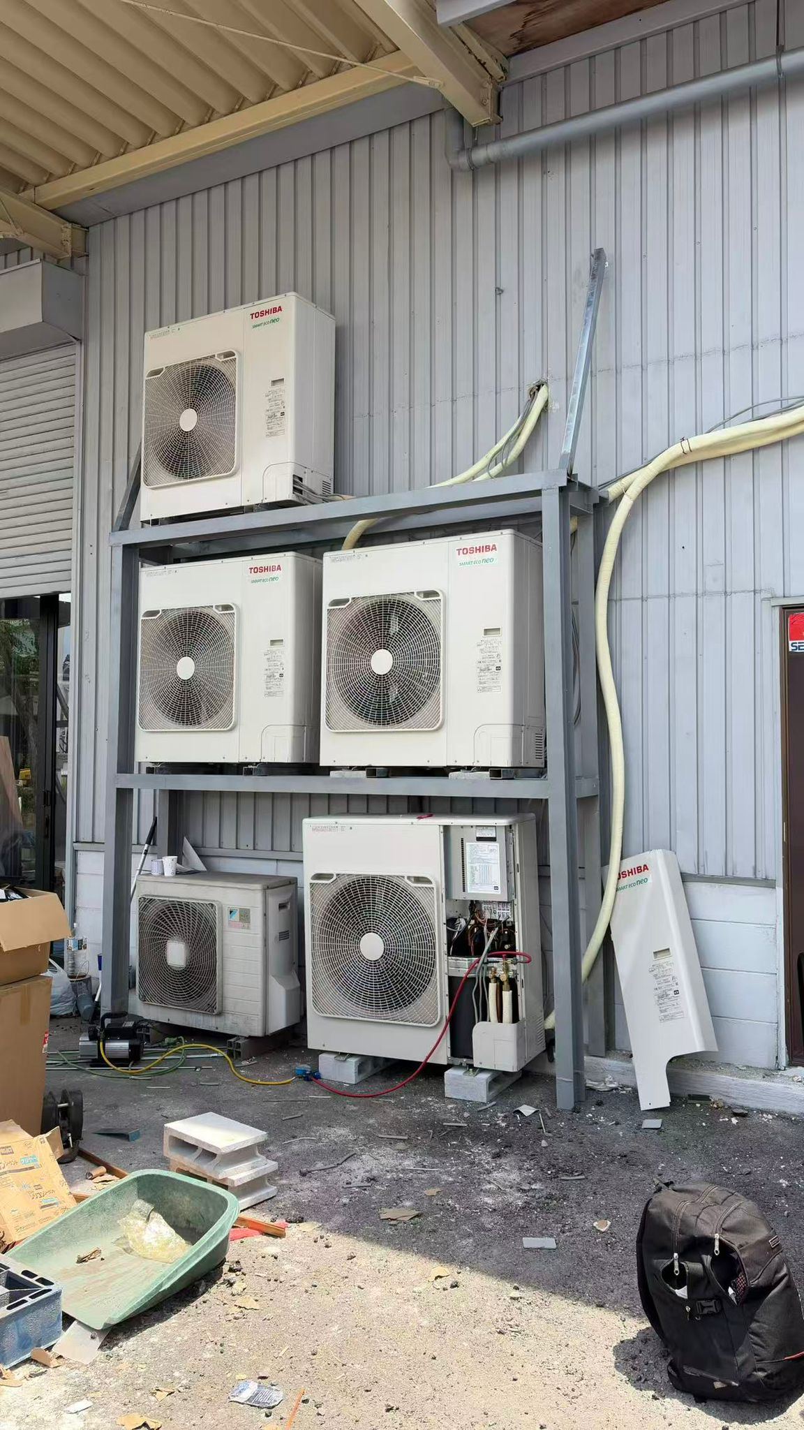 業務用室外機 設置工事